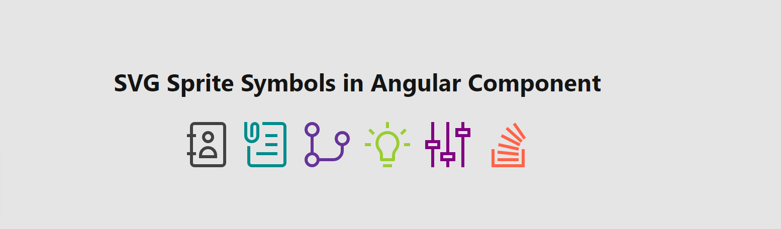 Iconos SVG en Angular: Componente Reutilizable con Sprites