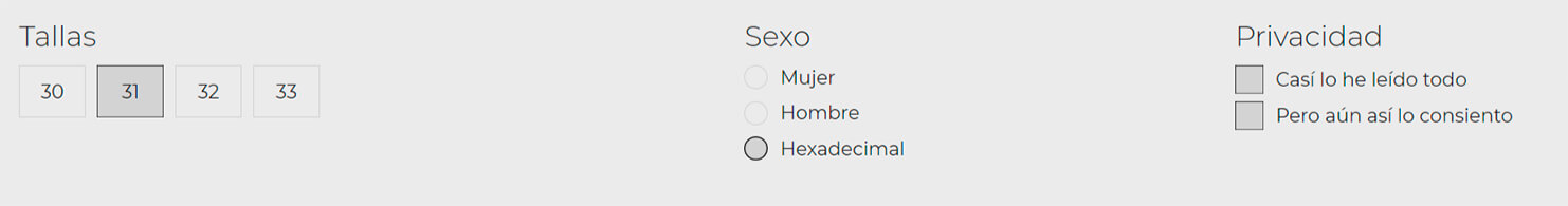 Customización de inputs checkbox y radio